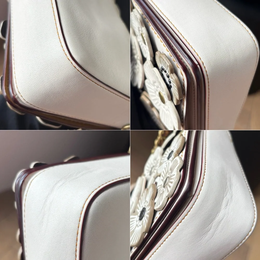 COACH Dinky With Tea Rose White
